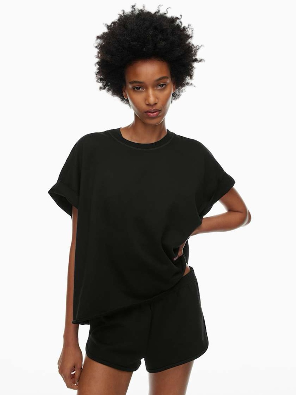 Aritzia Airy Terry Mega Shortsleeve Sweatshirt